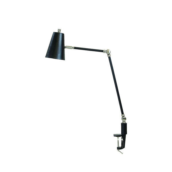 Aria Black Satin Nickel 18-Inch LED Table Lamp, image 1