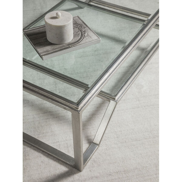 Metal Designs Gray Byron Rectangular Cocktail Table, image 4