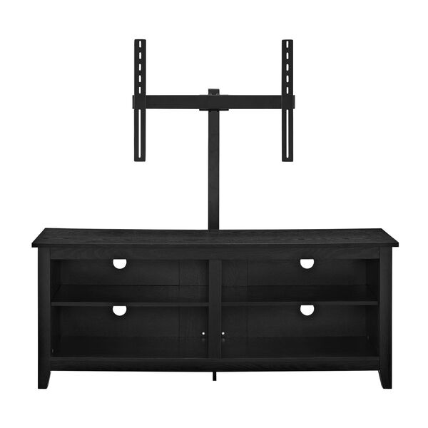 58-inch Wood TV Console with Mount - Black, image 3