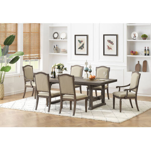 Sussex Russet Brown Dining Arm Chair, Set of 2, image 6