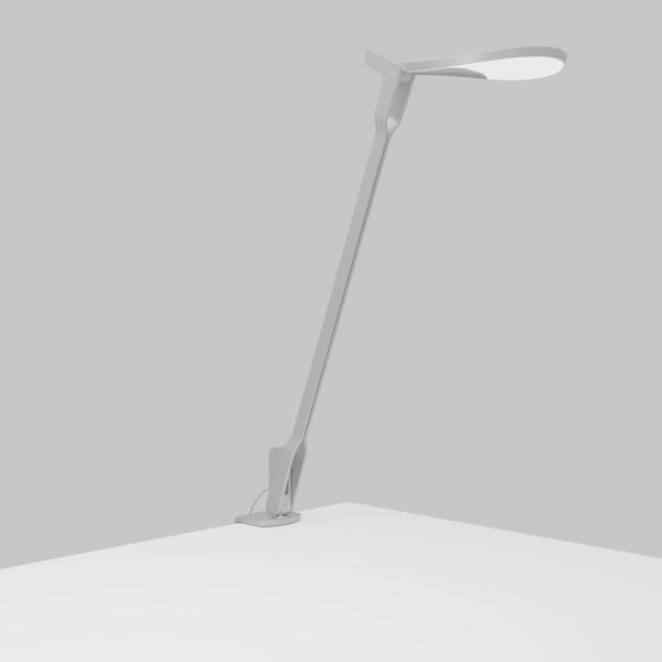 Splitty Silver LED Pro Desk Lamp with Two-Piece Desk Clamp, image 2