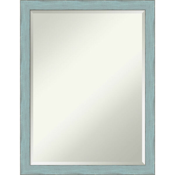 Sky Blue and Gray 20W X 26H-Inch Bathroom Vanity Wall Mirror, image 1
