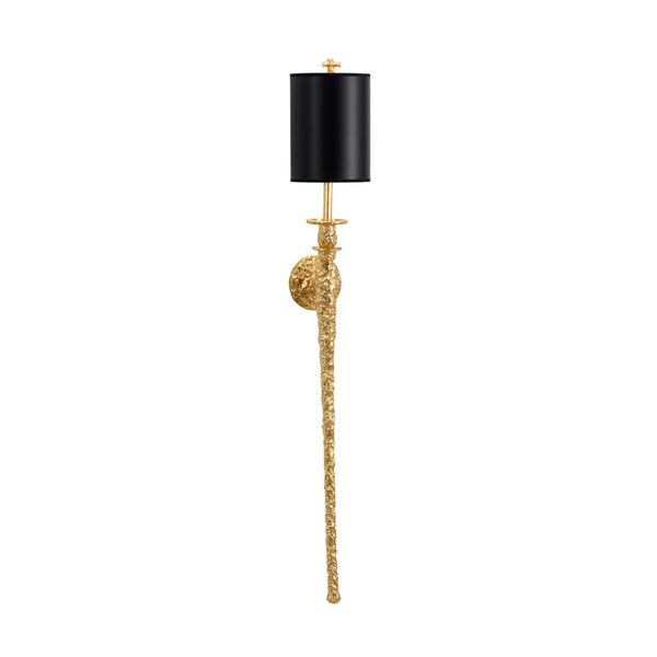 Gold One-Light  Stiletto Wall Sconce, image 1