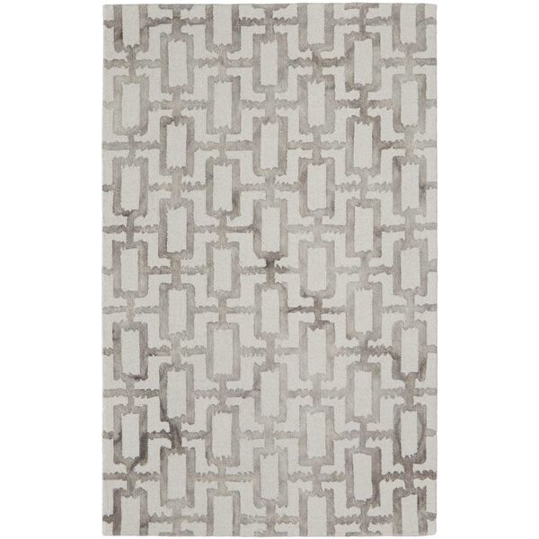 Lorrain Ivory Taupe Rectangular 3 Ft. 6 In. x 5 Ft. 6 In. Area Rug, image 1