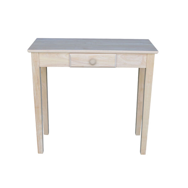 Rectangular Unfinished Table with Drawer, image 6
