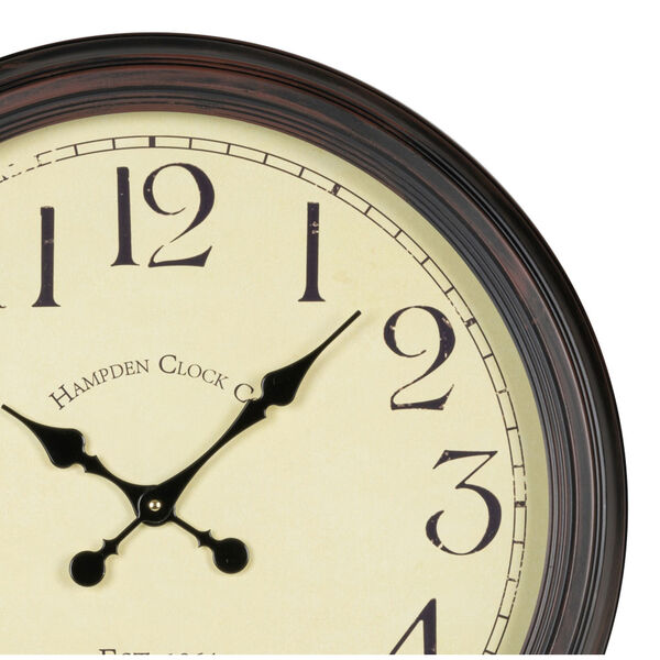Whitley Aged Black Clock, image 6