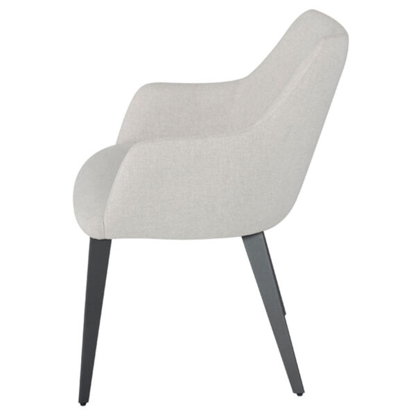 Renee Stone Gray and Black Dining Chair, image 3