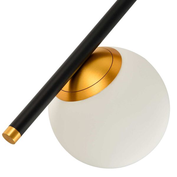 Capri Black Adjustable Two-Light Integrated LED Pendant, image 4