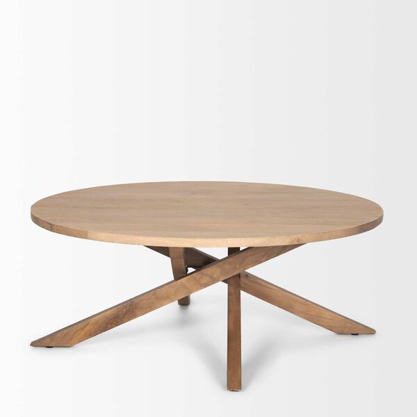Solana Light Brown Wood Coffee Table, image 2