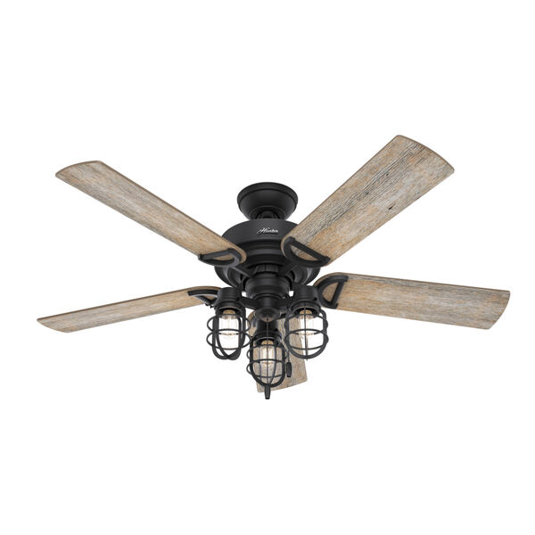 Starklake Natural Iron 52-Inch Outdoor LED Ceiling Fan, image 1