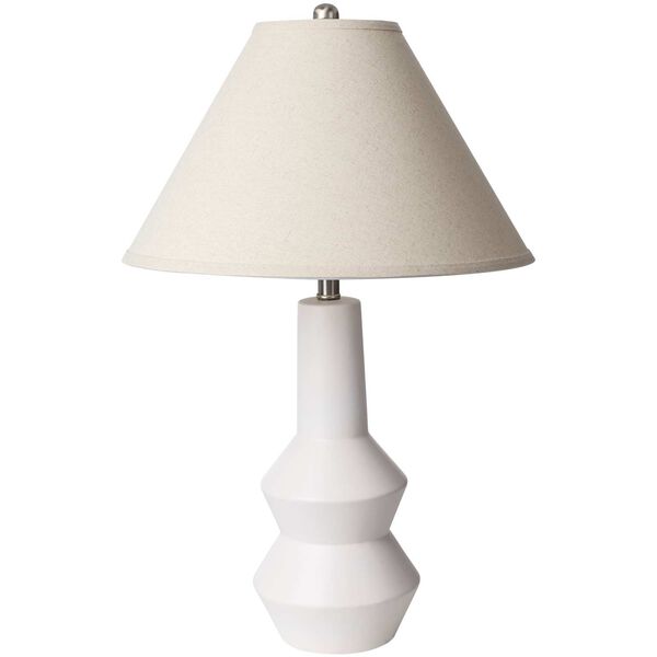 Pavillion White One-Light Table Lamp, image 1
