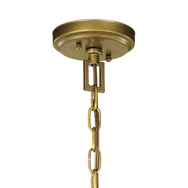 Morrigan Natural Brass Four-Light Mini Chandelier, image 2