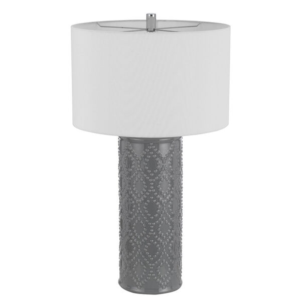 Castine Slate Grey Two-Light Ceramic Table Lamp, Set of 2, image 5
