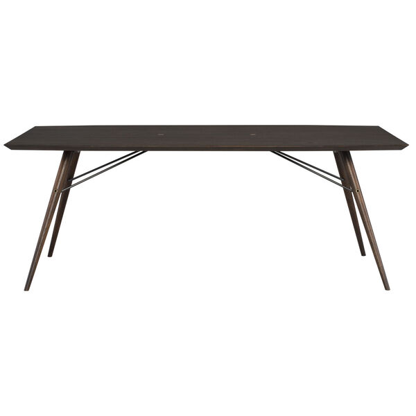 Piper Black and Walnut 79-Inch Dining Table, image 6