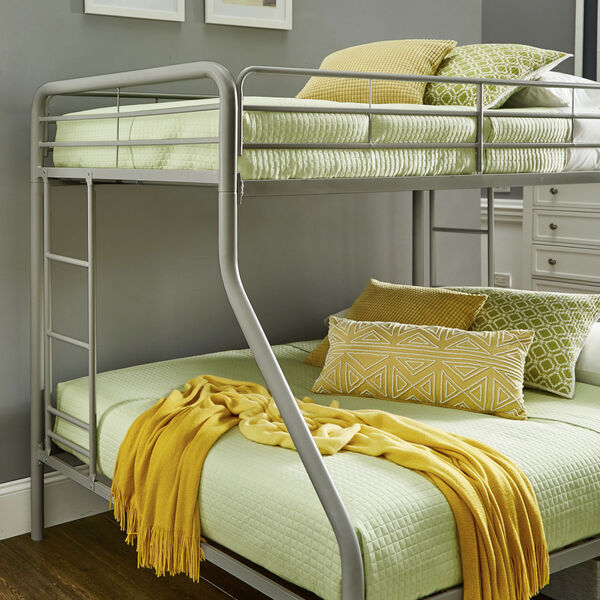 Brandy Gray Twin Over Full Bunk Bed, image 6