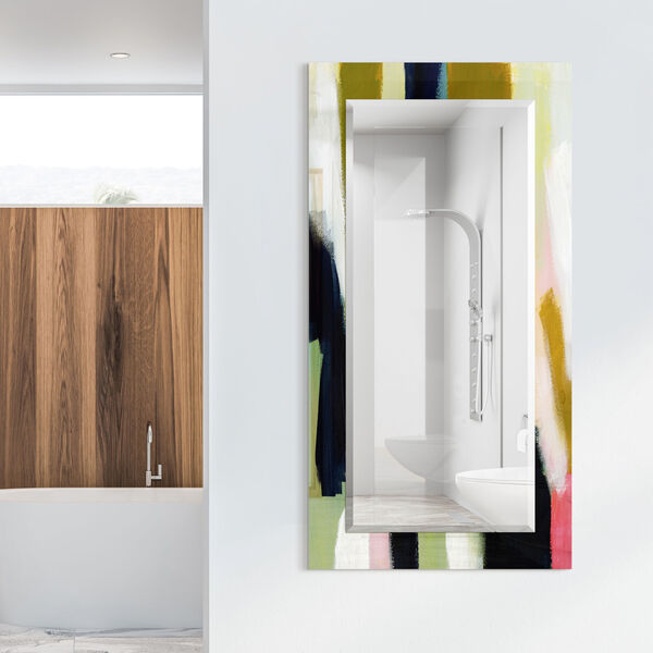 Sunder Multicolor 54 x 28-Inch Rectangular Beveled Wall Mirror, image 5