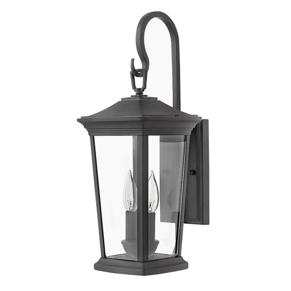 Bromley Museum Black 20-Inch Two-Light Outdoor Small Wall Mount, image 5
