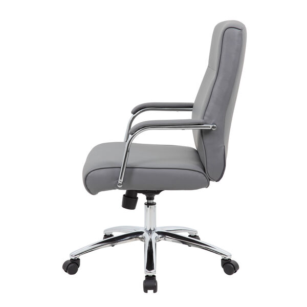 Boss 30-Inch Grey Executive Conference Chair, image 6