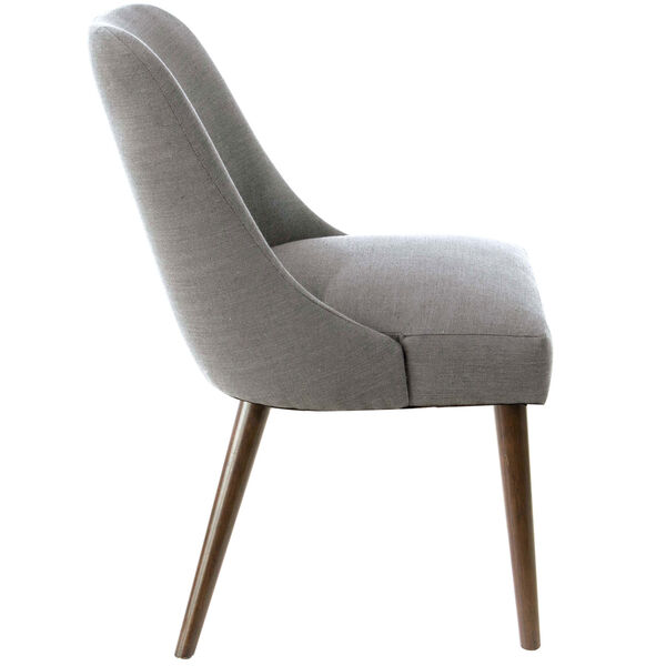 Linen Gray 33-Inch Dining Chair, image 3