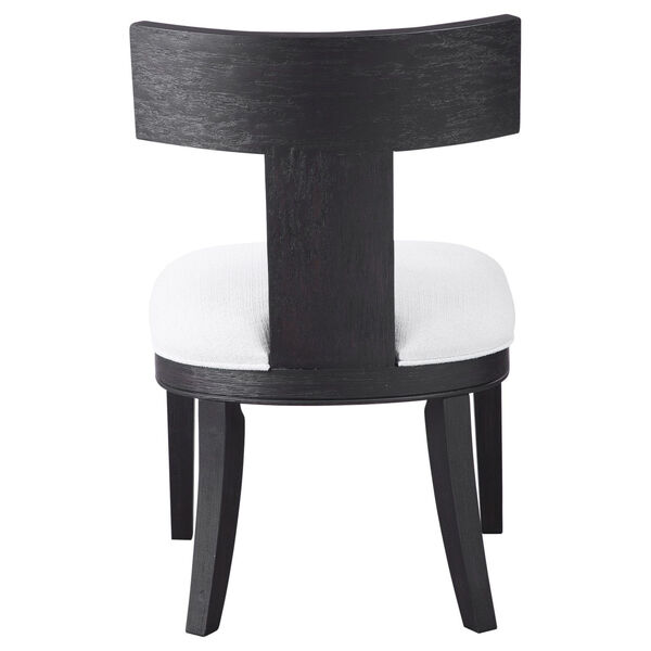 Idris Charcoal Black Accent Chair, image 3