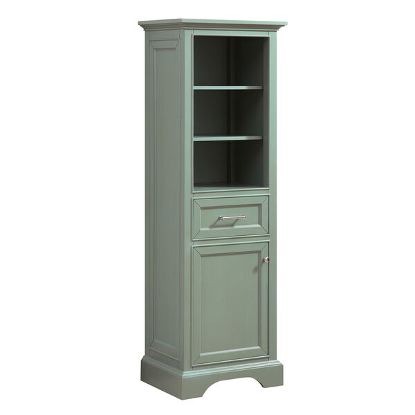 Mercer 22 inch Linen Tower in Sea Green finish, image 2