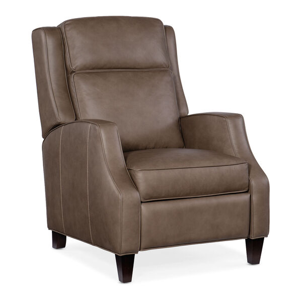 Tricia Taupe Manual Push Back Recliner, image 1