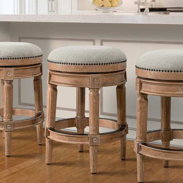 Chapman Weathered Natural 26-Inch Swivel Counter Stool, image 1