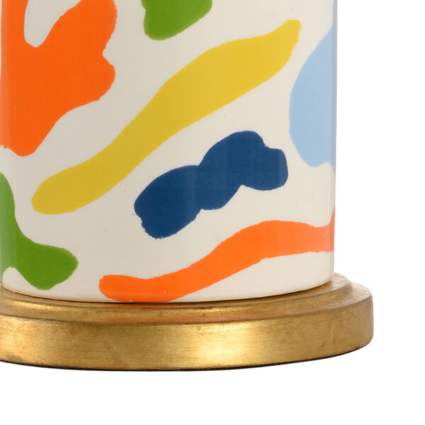 Jamie Merida Multicolor One-Light Ceramic Table Lamp, image 2