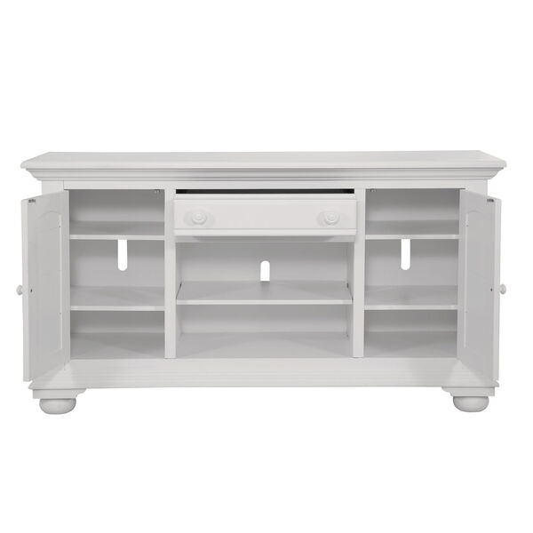 Eggshell White 60-Inch TV Console, image 2
