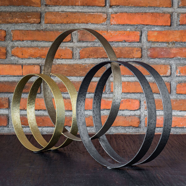 Adilynn Iron Ring Sculpture, image 3