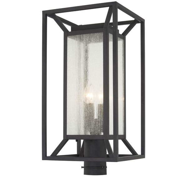 Harbor View Sand Coal Four-Light Outdoor Post Mount, image 1