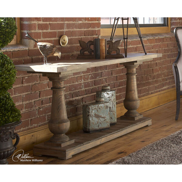 Stratford Fir Wood Console Table, image 2