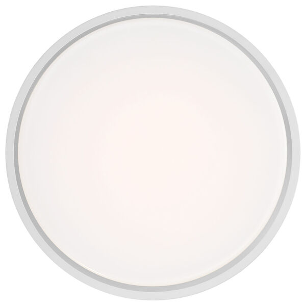 Lucia White 14-Inch LED Flush Mount, image 2