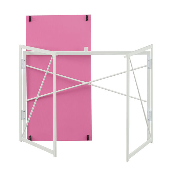 Xtra Pink White Office Desk, image 4