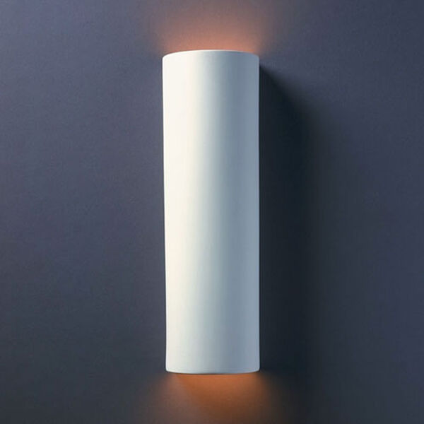 Ambiance Bisque Tube Two-Light Bathroom Wall Sconce, image 1
