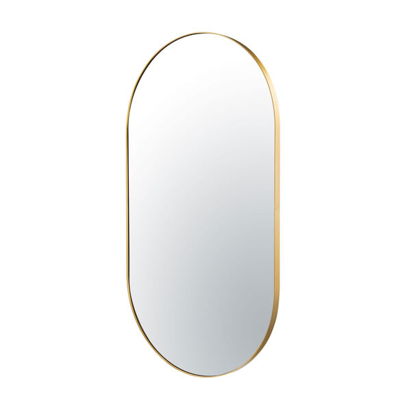 Capsule Gold 22 x 40 Inch Wall Mirror, image 3