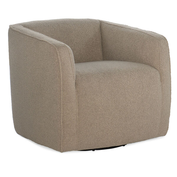 Bennet Natural Swivel Club Chair, image 1
