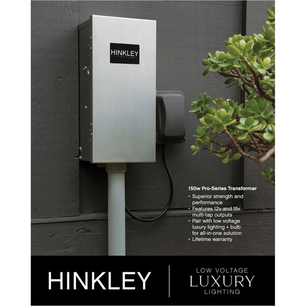 Hinkley Lakehouse LED Outdoor Lantern - Black - 2689BK-LV
