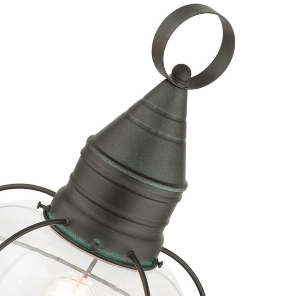 Newburyport Charcoal 11-Inch One-Light Outdoor Post Lantern, image 5