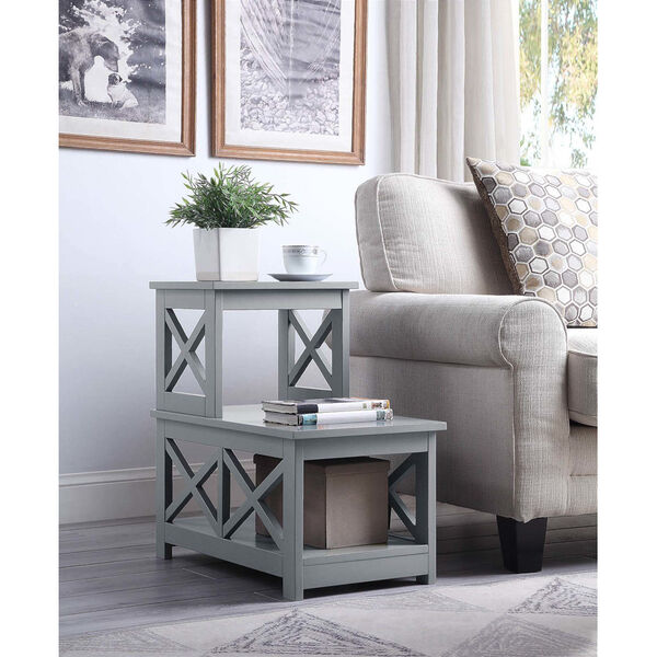 Oxford Gray 24-Inch Chairside End Table, image 1