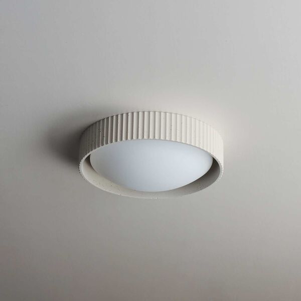 Souffle Chaulk White 10-Inch LED Flush Mount, image 4