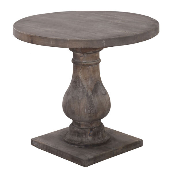 Carolina Rustic Brown End Round Table, image 1