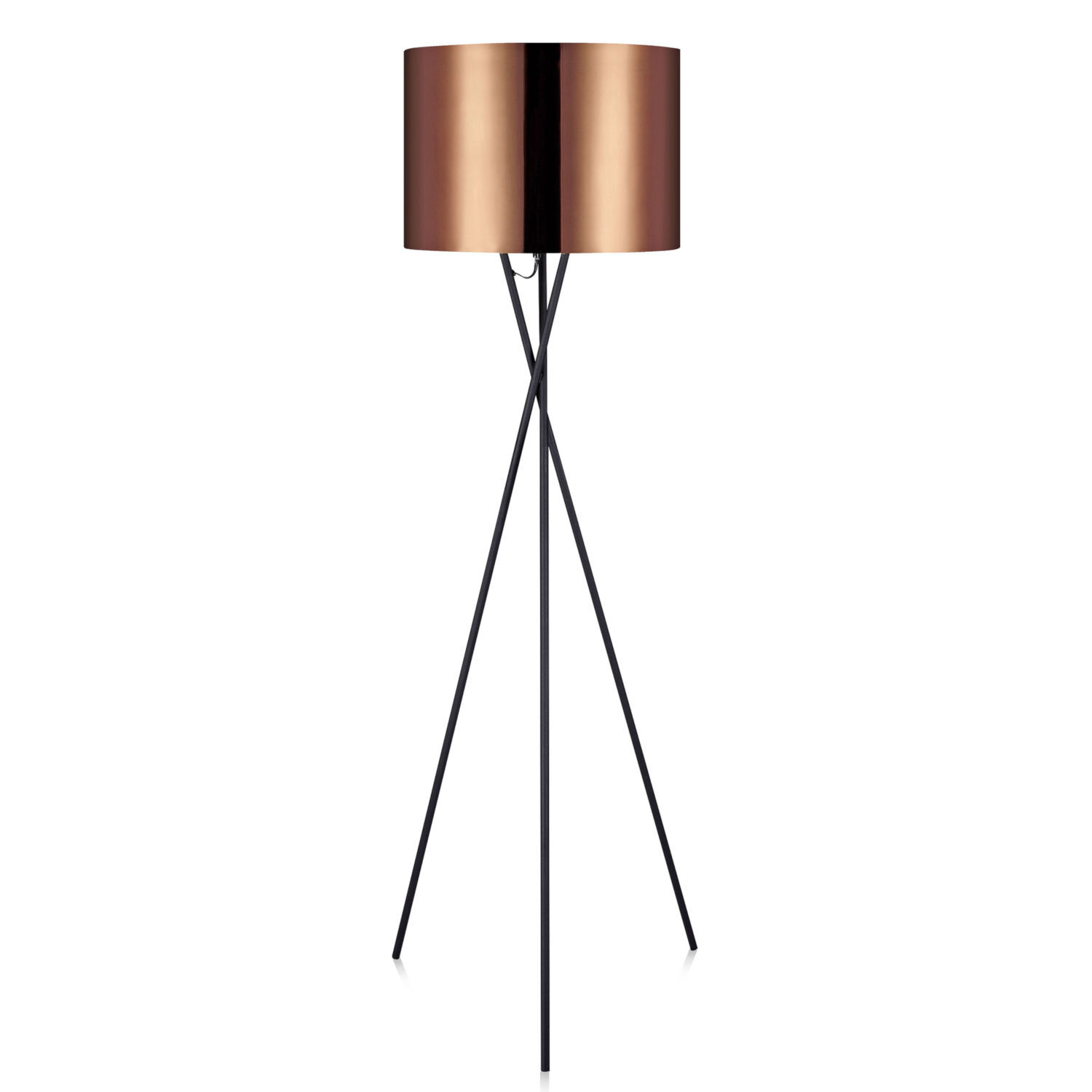Versanora Cara Tripod Floor Lamp in Copper 