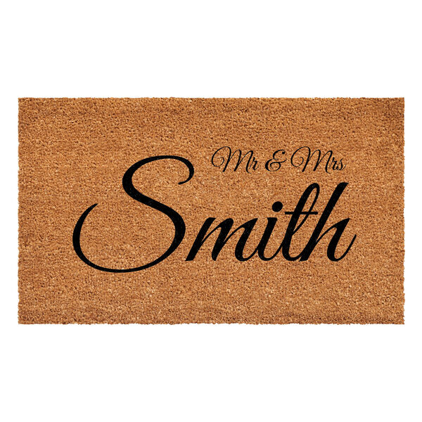 Personalized Vienna Mr. and Mrs. 30 In. x 48 In. Doormat, image 1