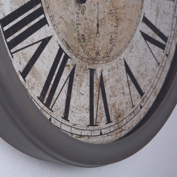 Gray and White Wall Clock, image 2