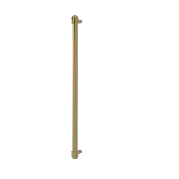 Unlacquered Brass 18-Inch Refrigerator Pull, image 1