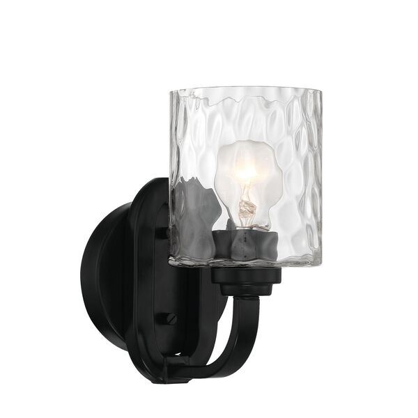 Collins Flat Black One-Light Wall Sconce, image 2