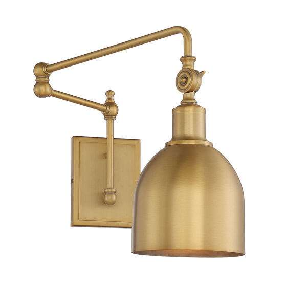 Isles Natural Brass One-Light Wall Sconce, image 3