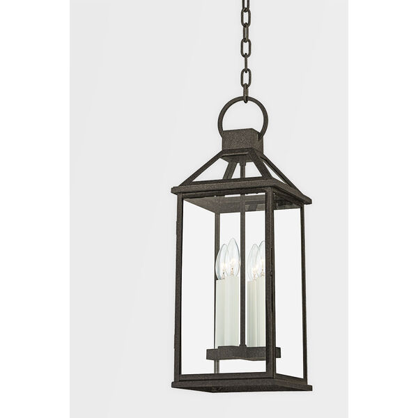 Sanders French Iron Four-Light Outdoor Pendant, image 2