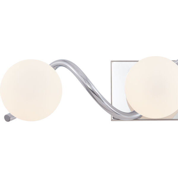 Essence Polished Chrome Three-Light LED Bath Vanity, image 5